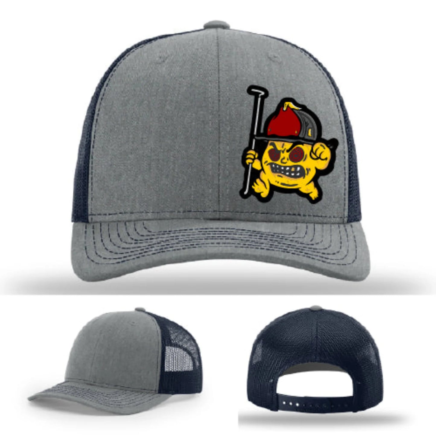 Backdraft Bastard Hat | Firefighter Leather Patch Design