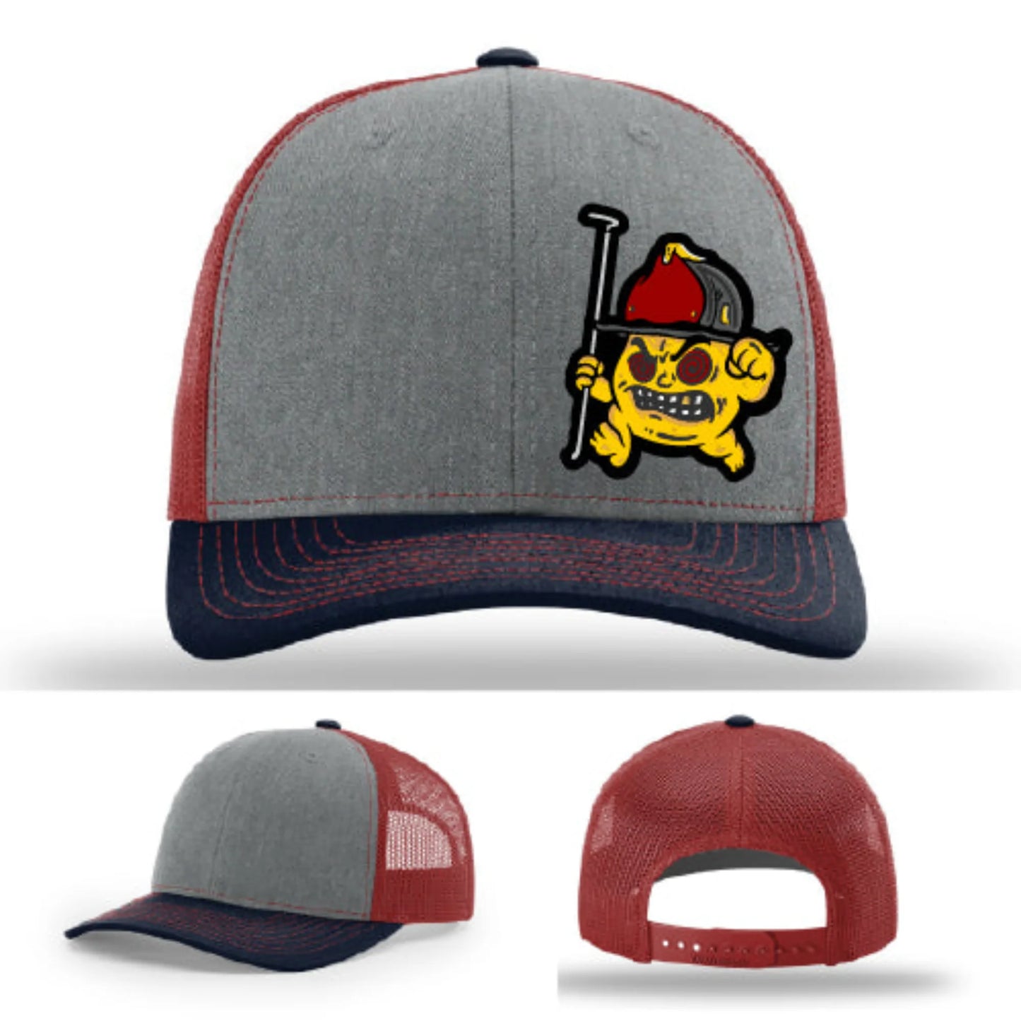 Backdraft Bastard Hat | Firefighter Leather Patch Design