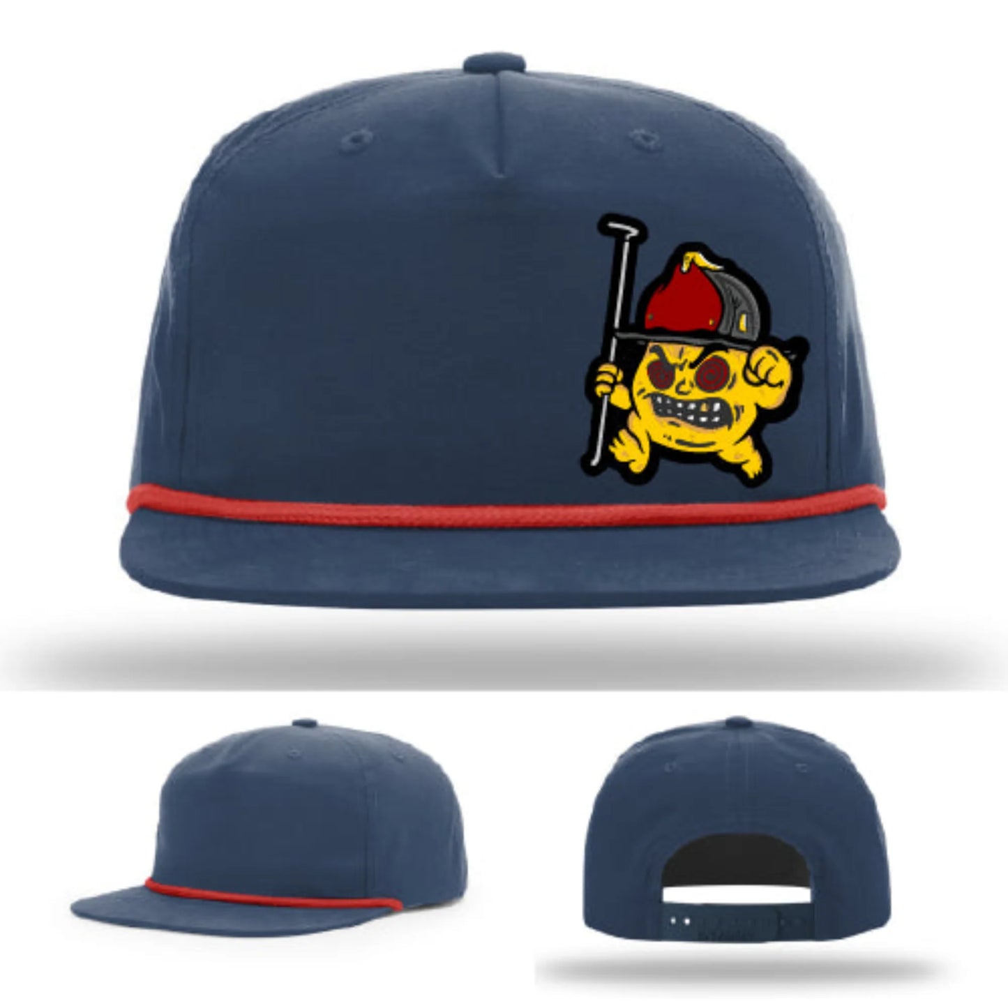 Backdraft Bastard Hat | Firefighter Leather Patch Design