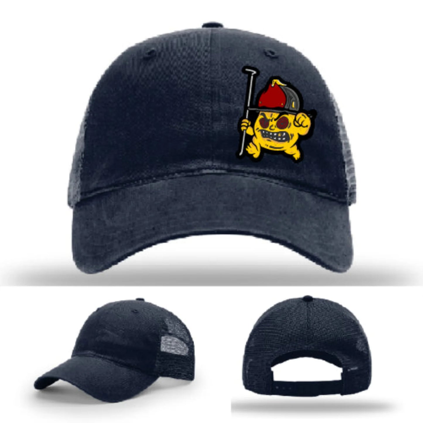 Backdraft Bastard Hat | Firefighter Leather Patch Design