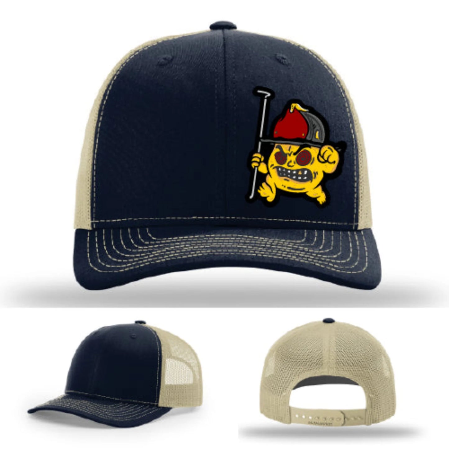 Backdraft Bastard Hat | Firefighter Leather Patch Design