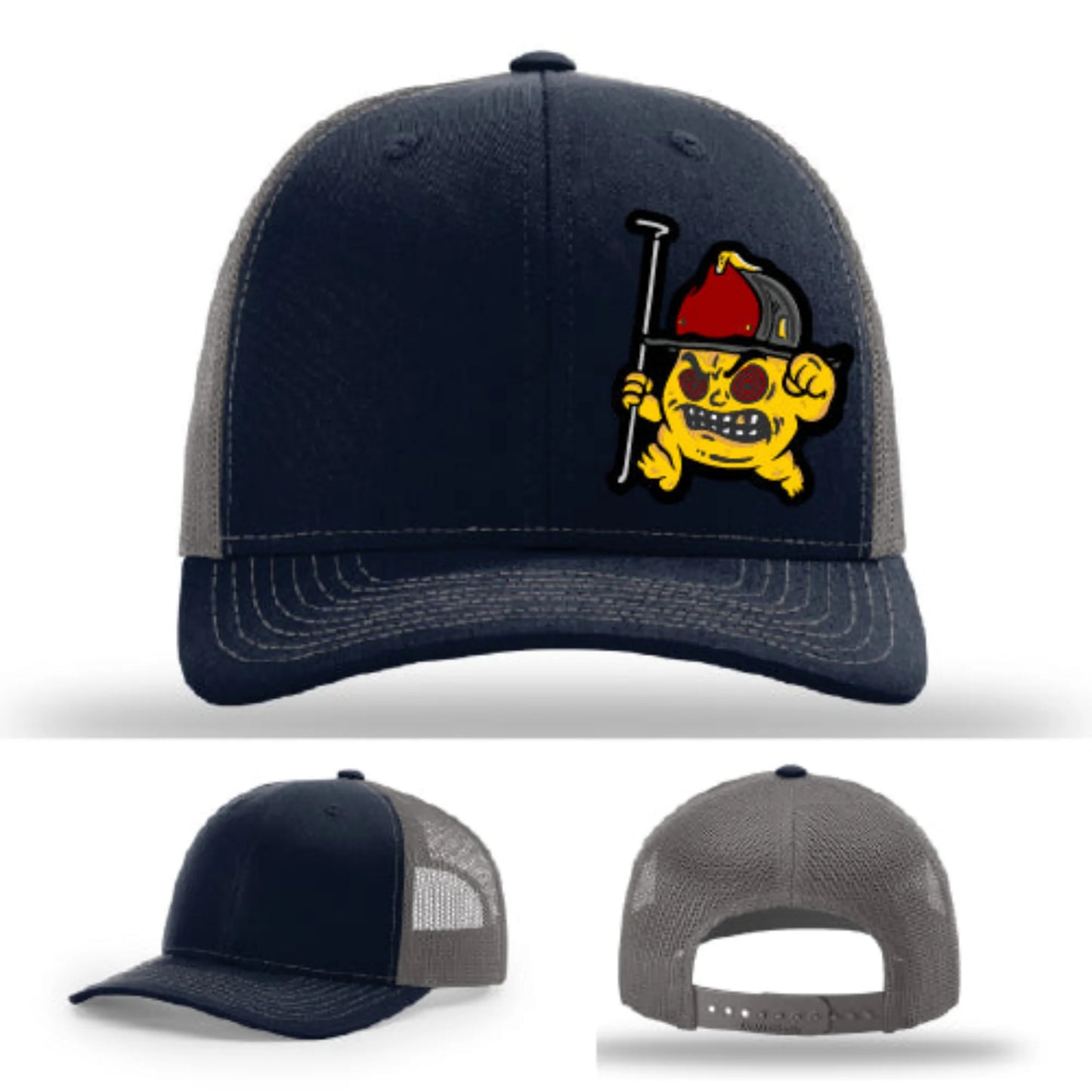 Backdraft Bastard Hat | Firefighter Leather Patch Design