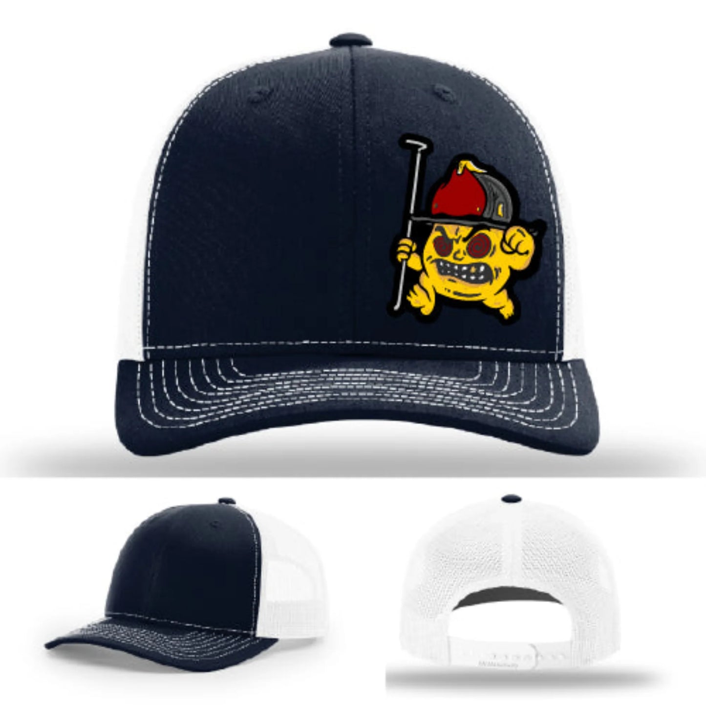 Backdraft Bastard Hat | Firefighter Leather Patch Design