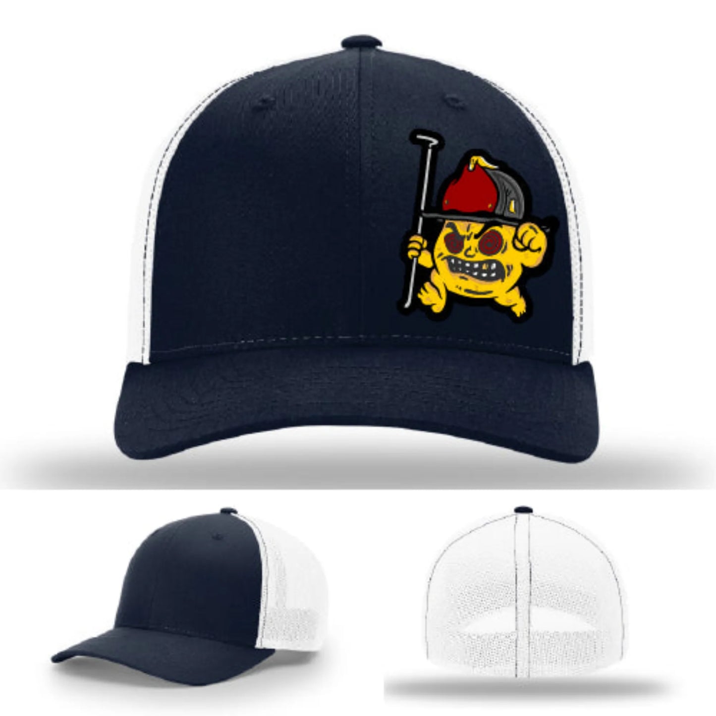 Backdraft Bastard Hat | Firefighter Leather Patch Design
