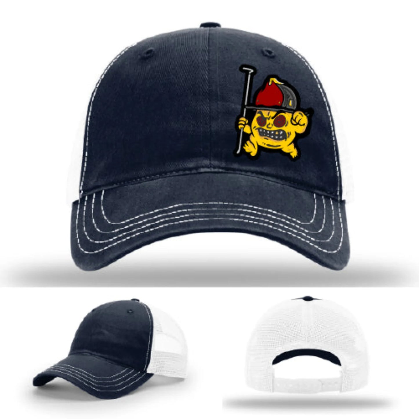 Backdraft Bastard Hat | Firefighter Leather Patch Design
