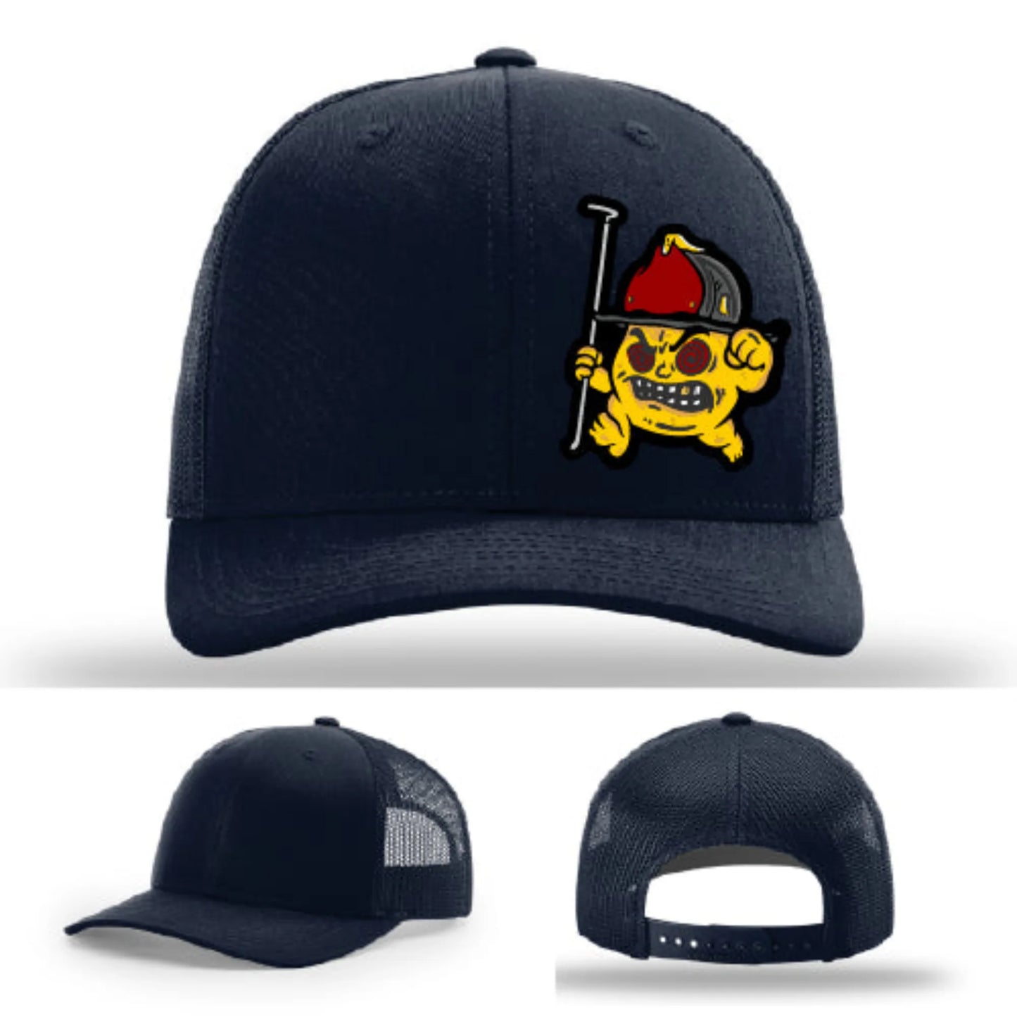 Backdraft Bastard Hat | Firefighter Leather Patch Design