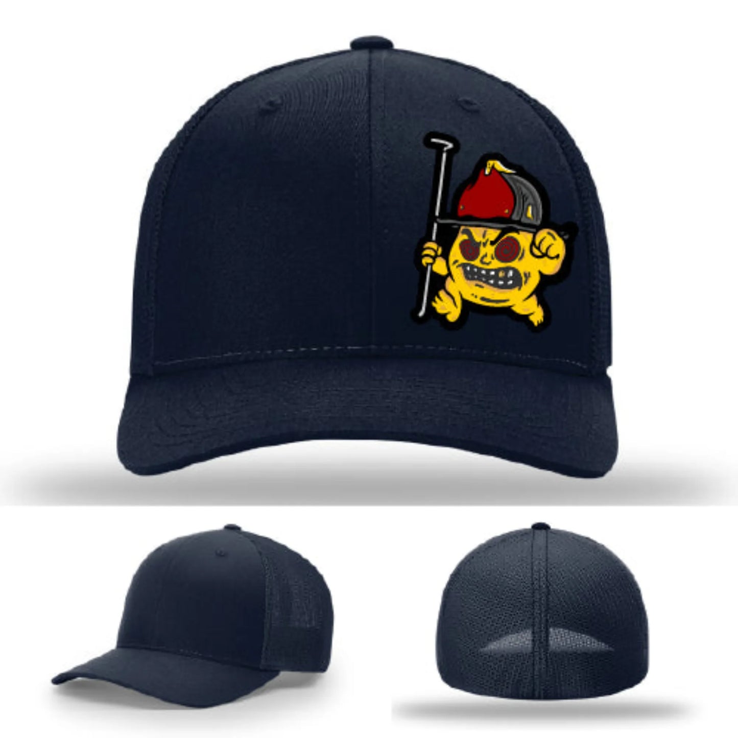 Backdraft Bastard Hat | Firefighter Leather Patch Design