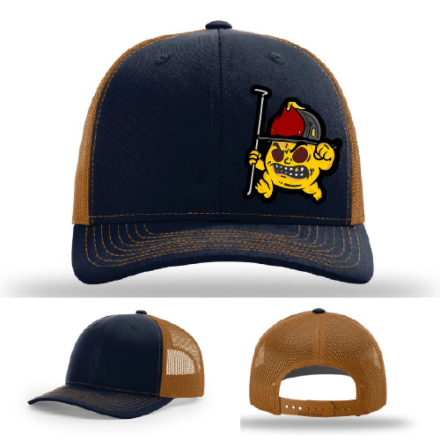 Backdraft Bastard Hat | Firefighter Leather Patch Design