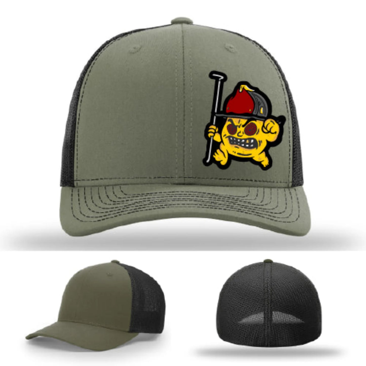 Backdraft Bastard Hat | Firefighter Leather Patch Design