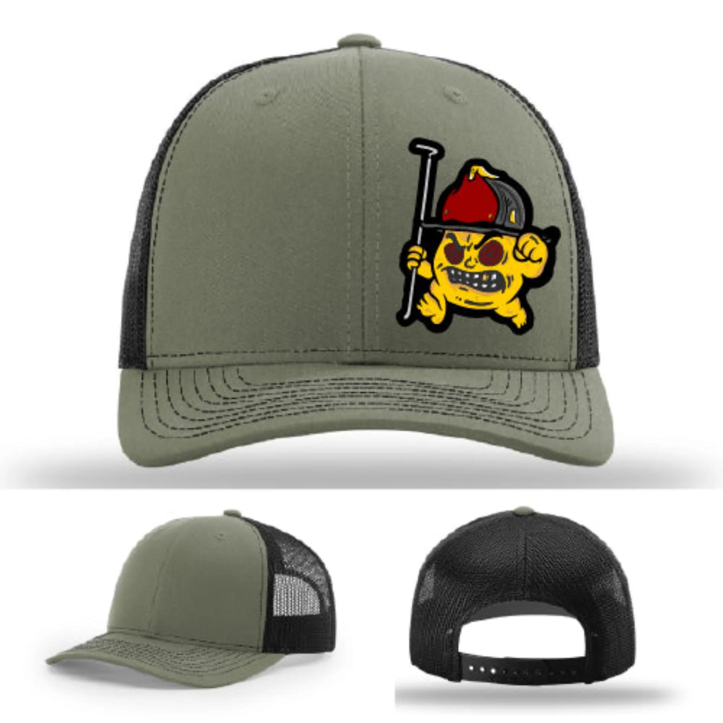 Backdraft Bastard Hat | Firefighter Leather Patch Design