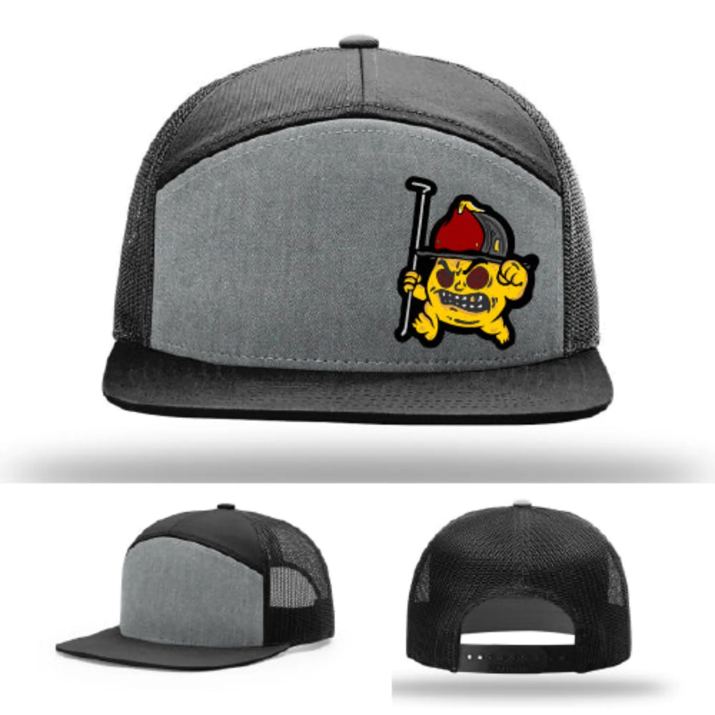 Backdraft Bastard Hat | Firefighter Leather Patch Design