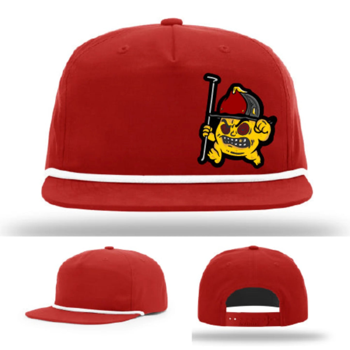 Backdraft Bastard Hat | Firefighter Leather Patch Design