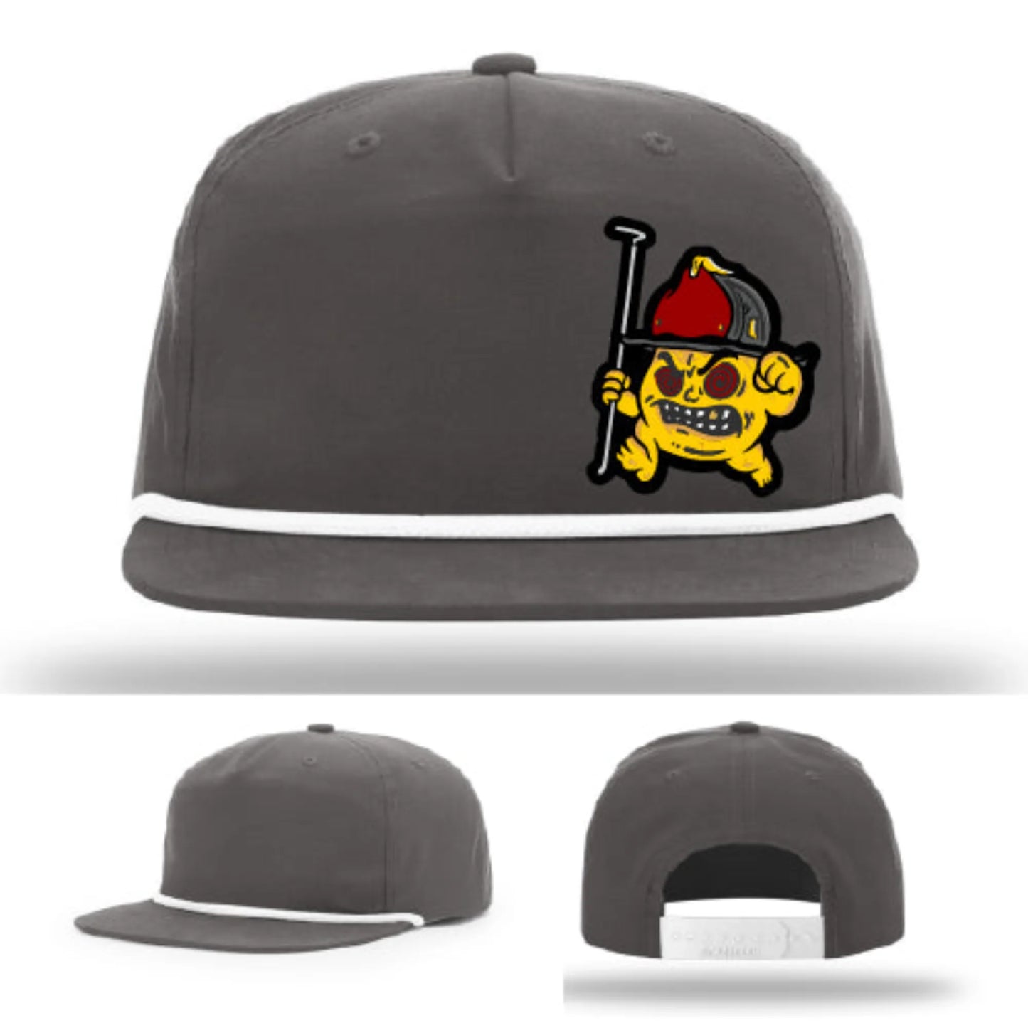 Backdraft Bastard Hat | Firefighter Leather Patch Design