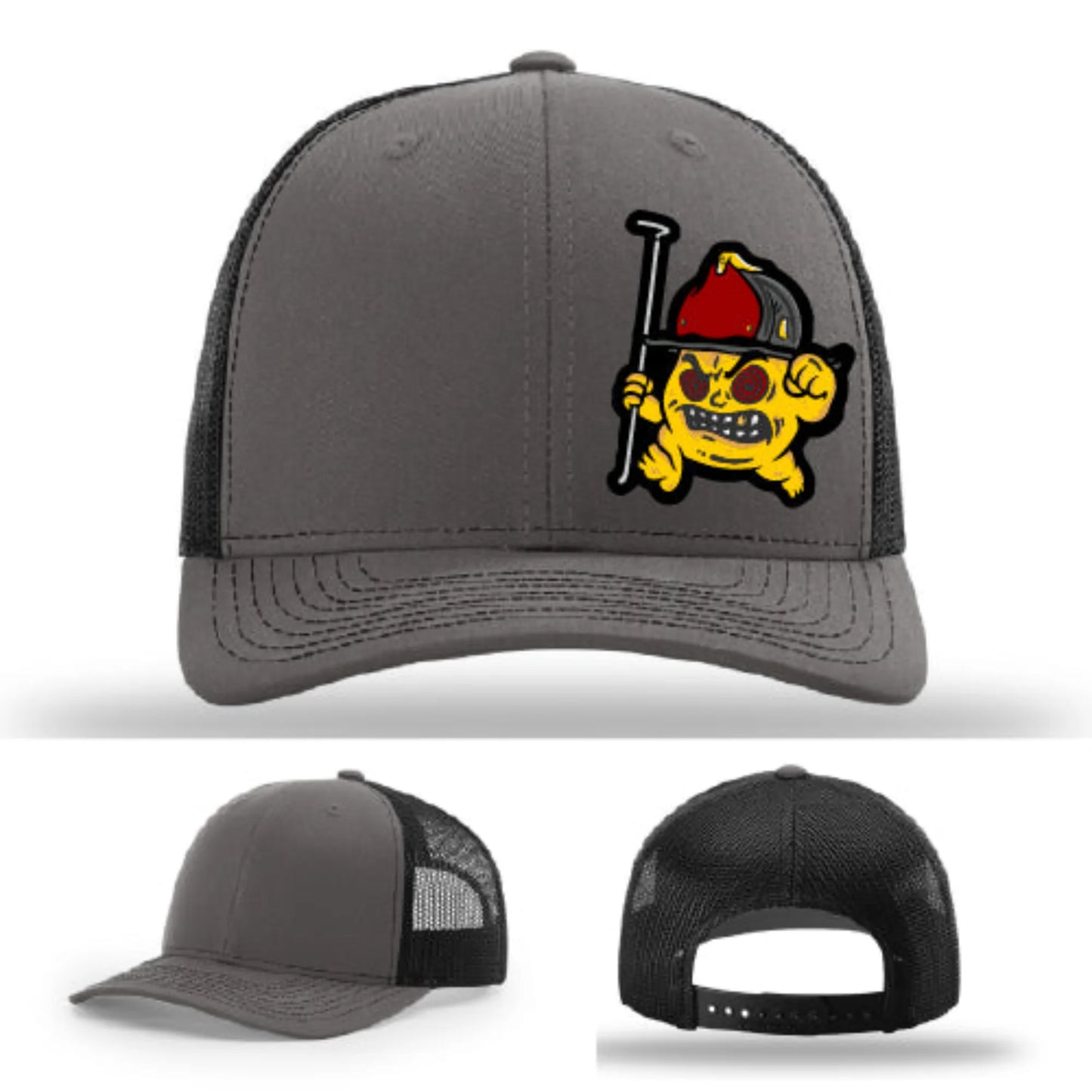 Backdraft Bastard Hat | Firefighter Leather Patch Design