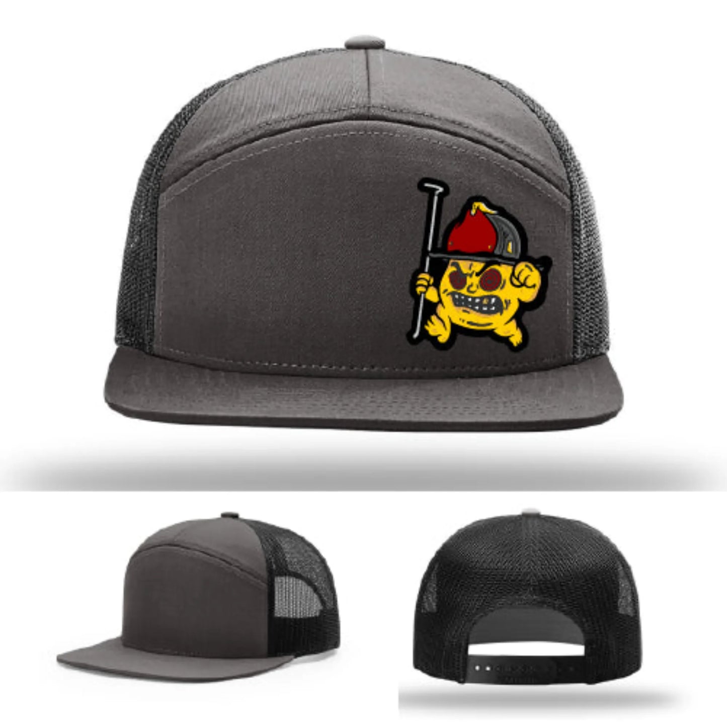 Backdraft Bastard Hat | Firefighter Leather Patch Design