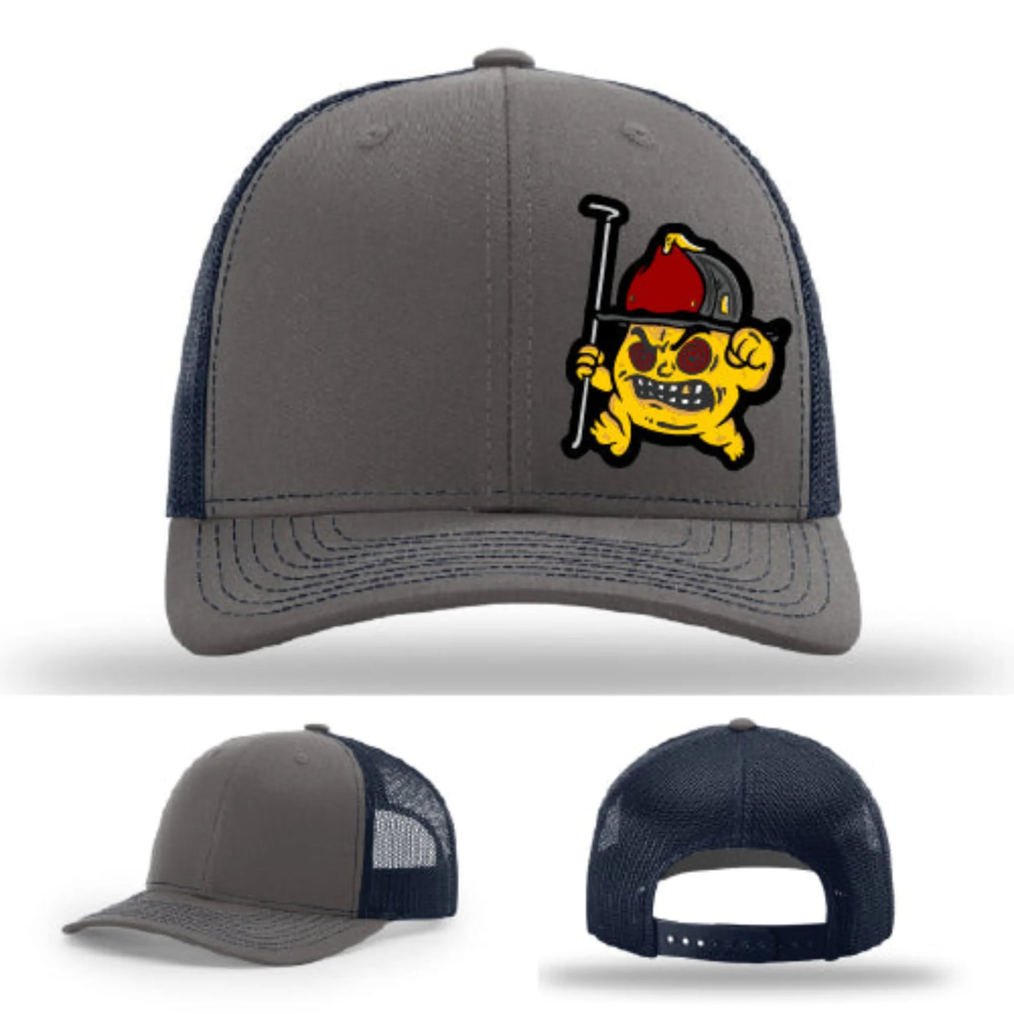 Backdraft Bastard Hat | Firefighter Leather Patch Design