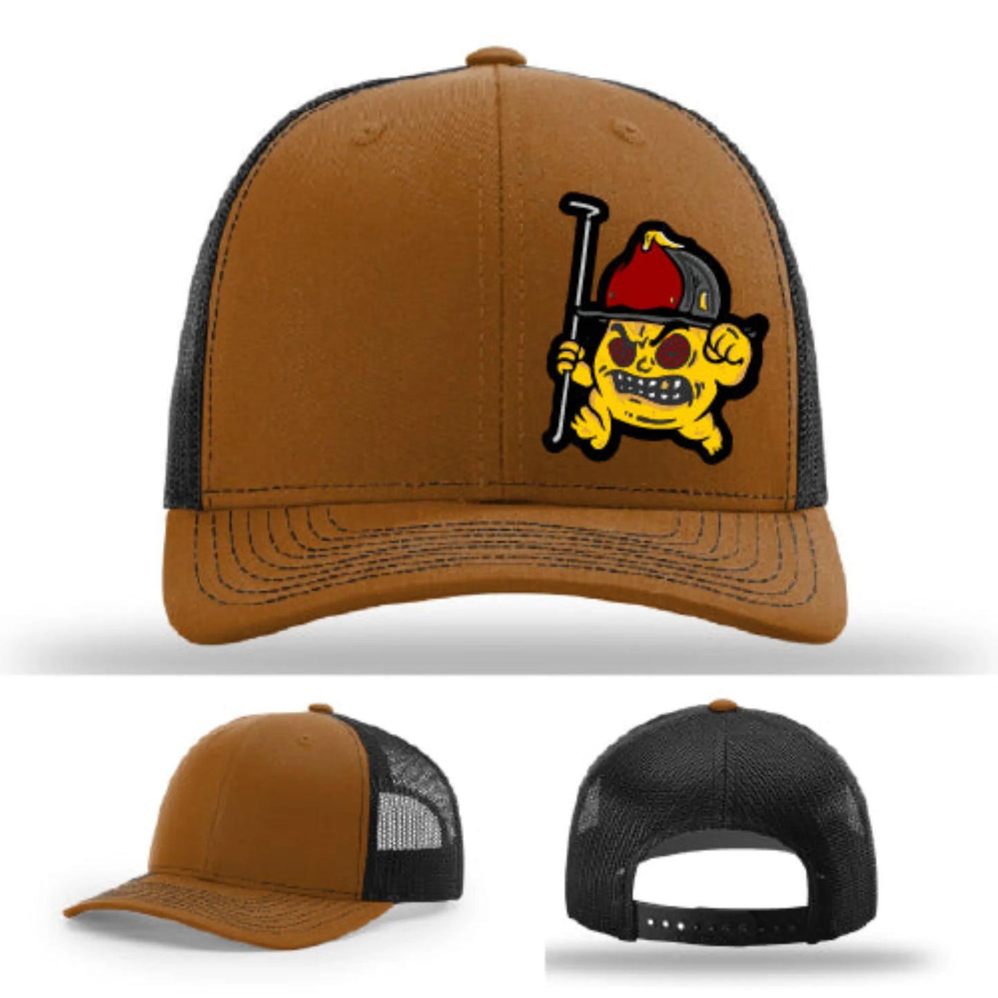 Backdraft Bastard Hat | Firefighter Leather Patch Design