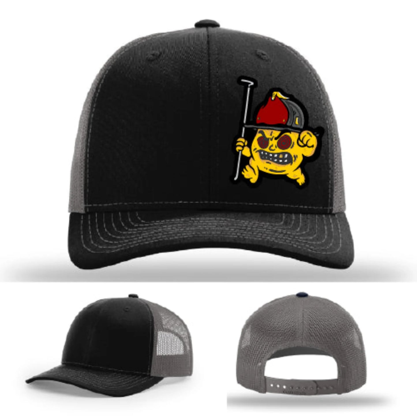 Backdraft Bastard Hat | Firefighter Leather Patch Design