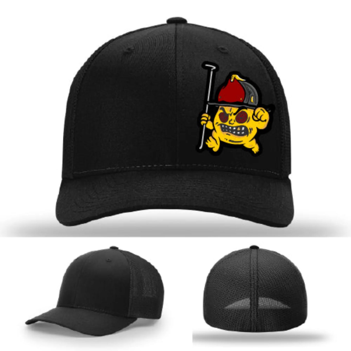 Backdraft Bastard Hat | Firefighter Leather Patch Design