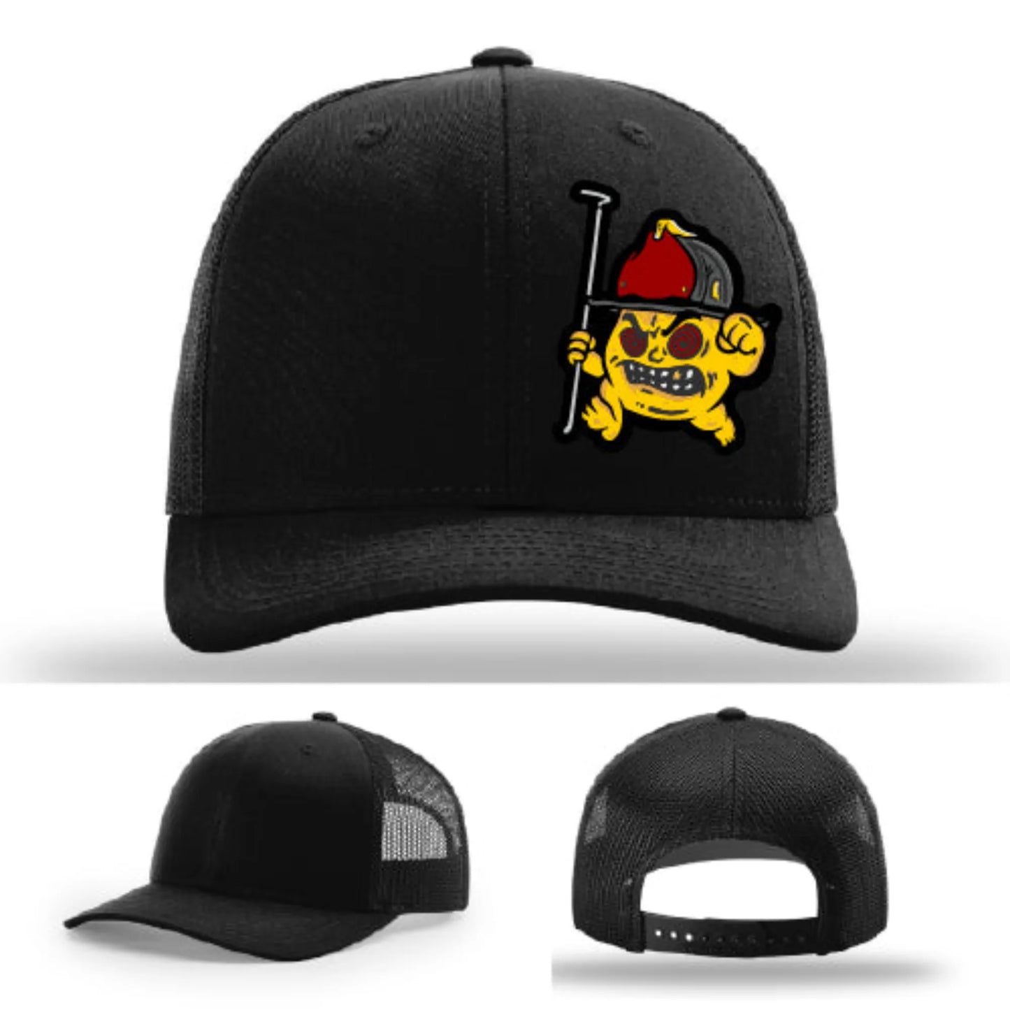 Backdraft Bastard Hat | Firefighter Leather Patch Design