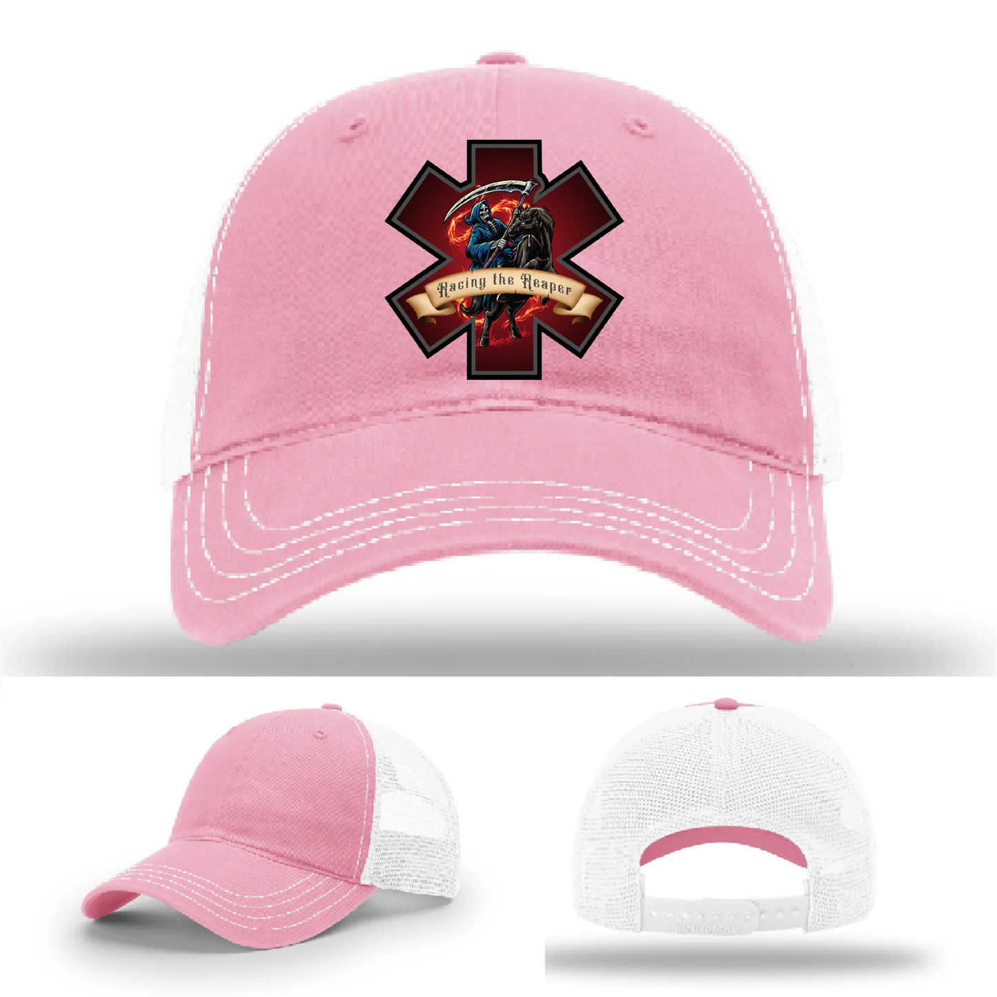 EMS Reaper Hat | Leather Patch First Responder Design