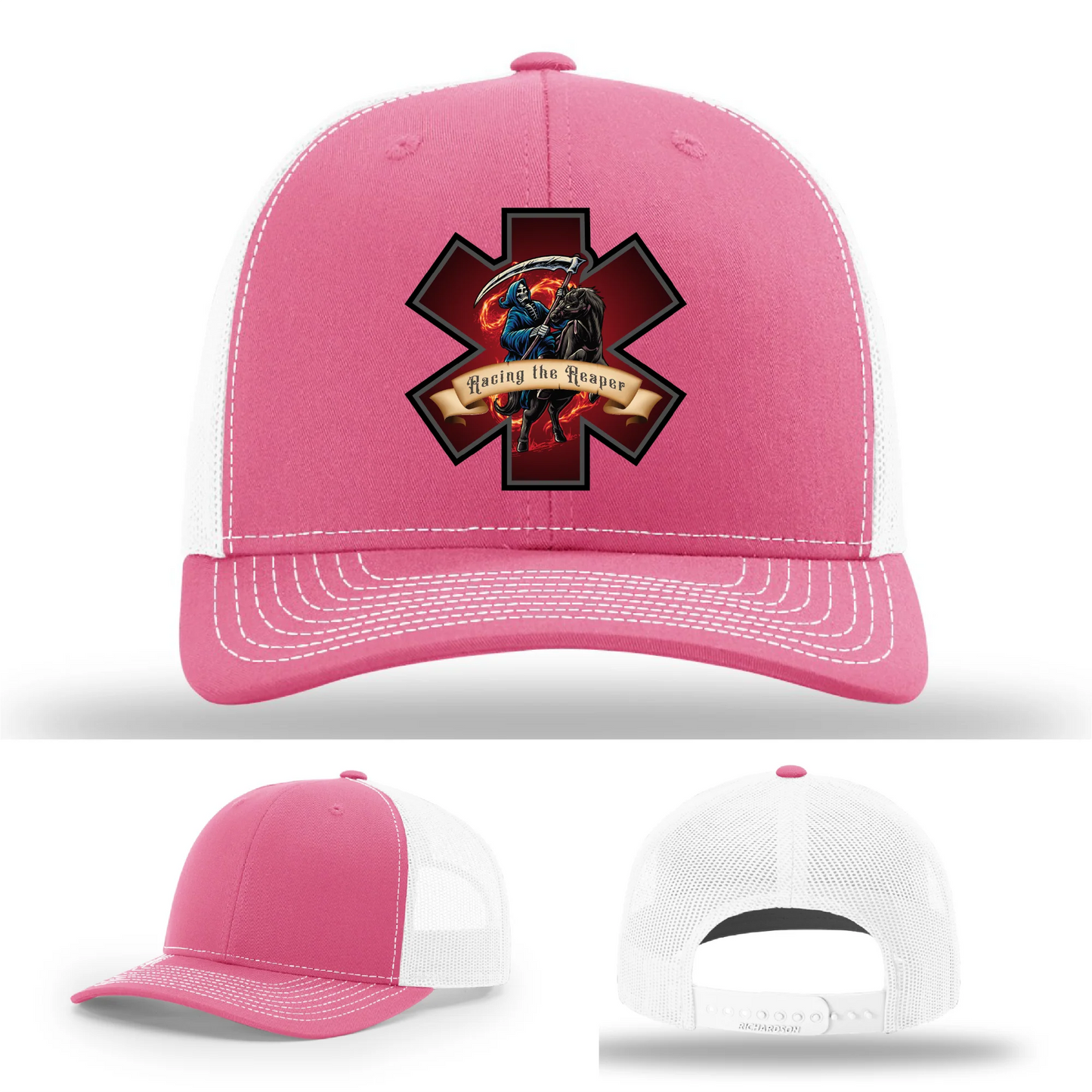 EMS Reaper Hat | Leather Patch First Responder Design