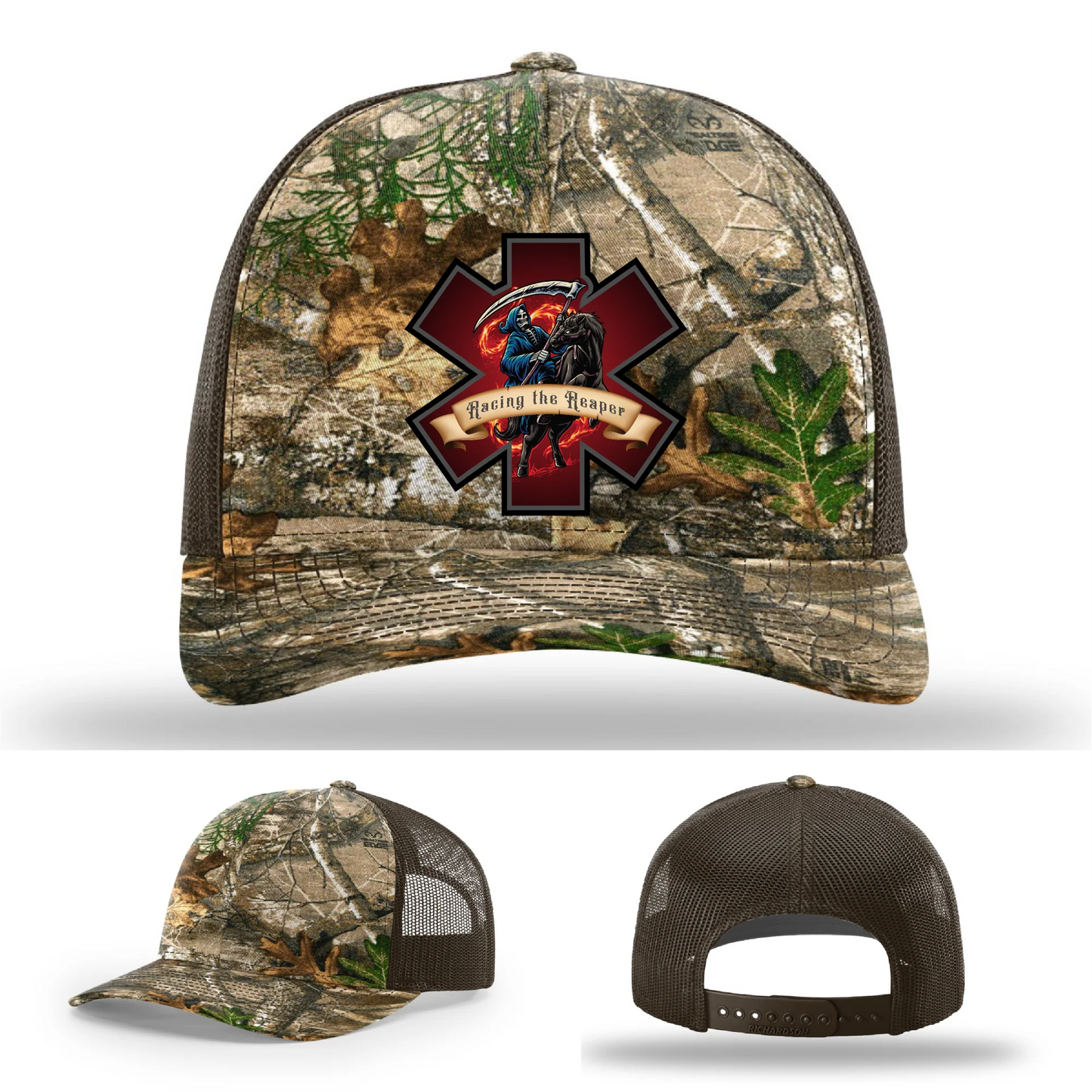 EMS Reaper Hat | Leather Patch First Responder Design