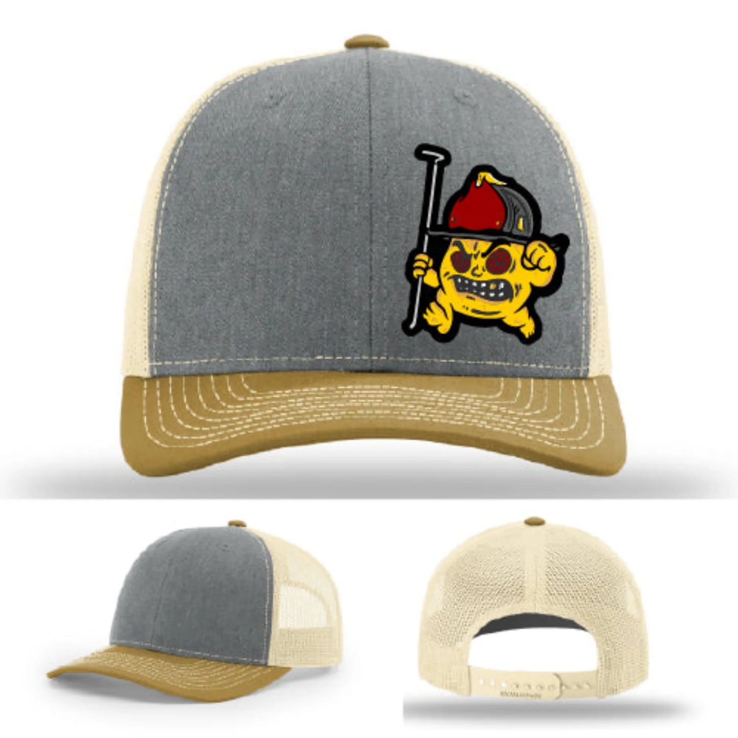 Backdraft Bastard Hat | Firefighter Leather Patch Design