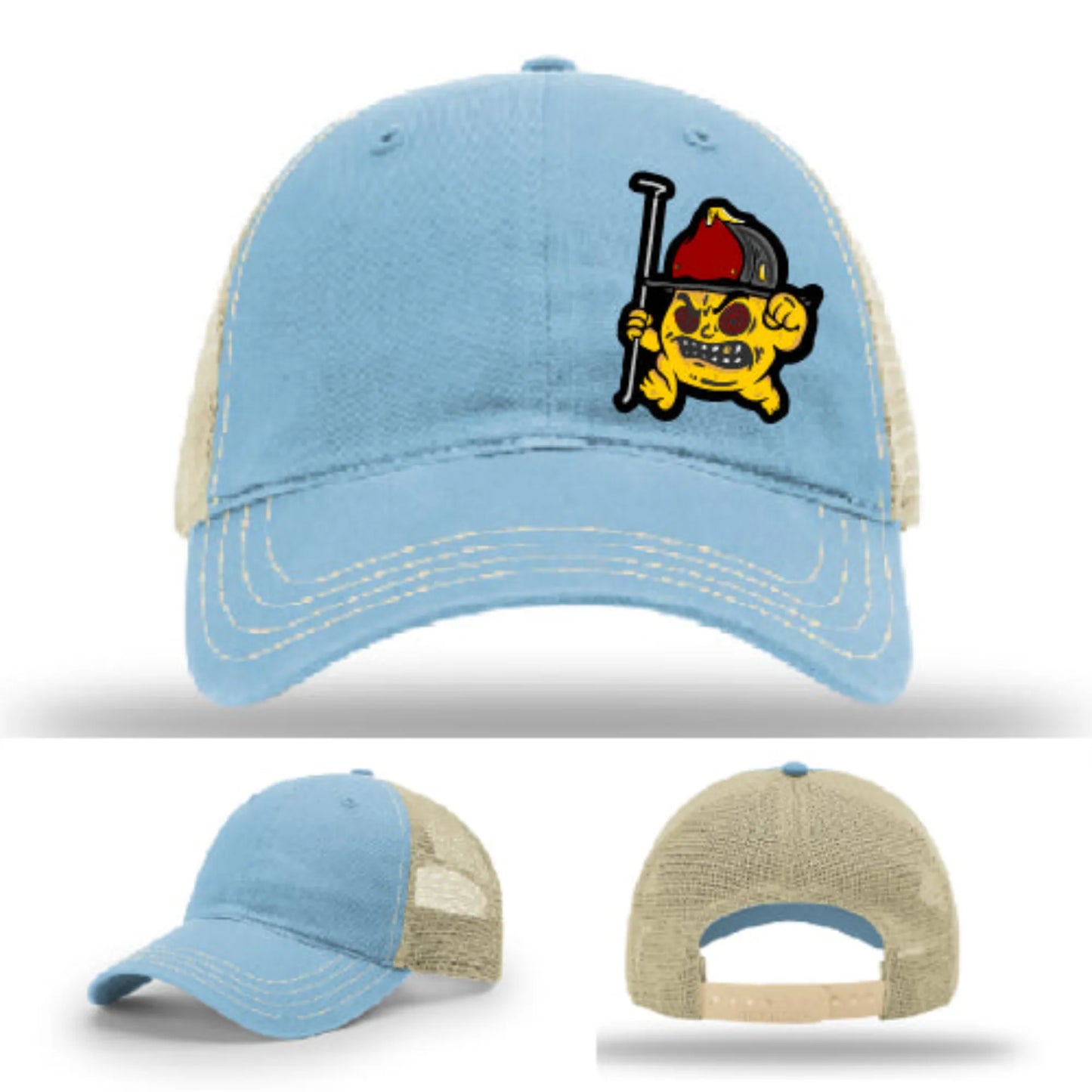 Backdraft Bastard Hat | Firefighter Leather Patch Design