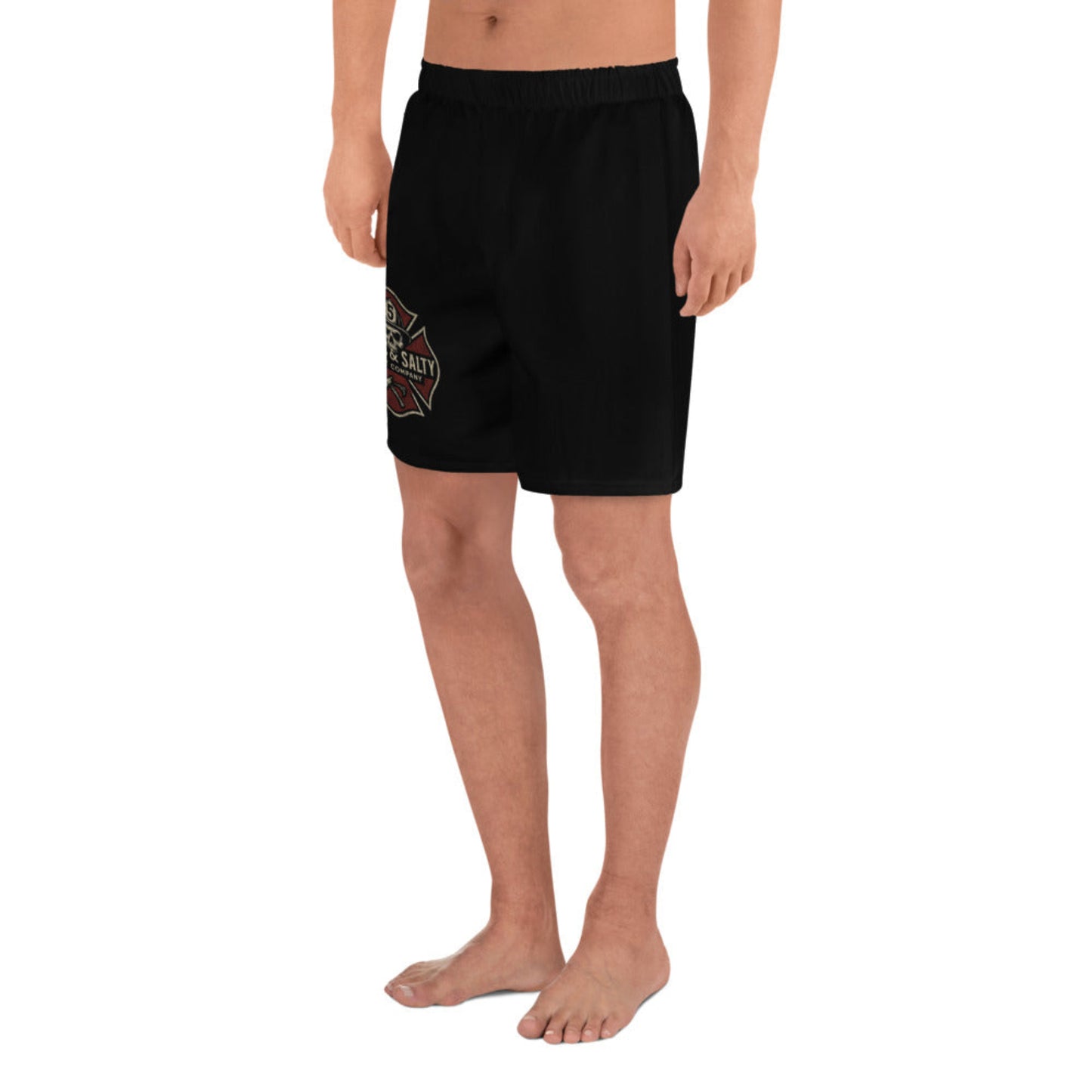 Moisture-wicking firefighter tactical shorts by Septic & Salty, built for shifts and station wear.