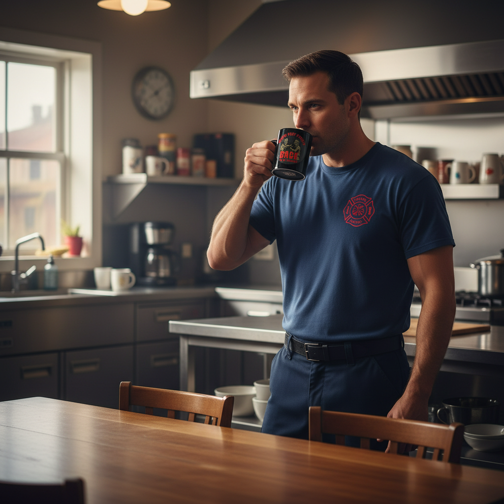 Firehouse Fist Fights Mug – Firehouse Humor for Firefighters