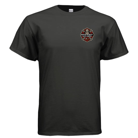 Sarcastic first responder shirt featuring Narcan Fairy design on black