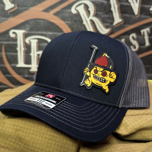 Backdraft Bastard Hat | Firefighter Leather Patch Design
