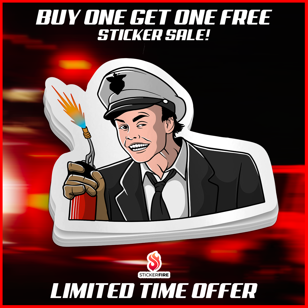 Salty Fireman Sticker Let Me Show You Something | Firefighter Sticker | Septic & Salty Co ...