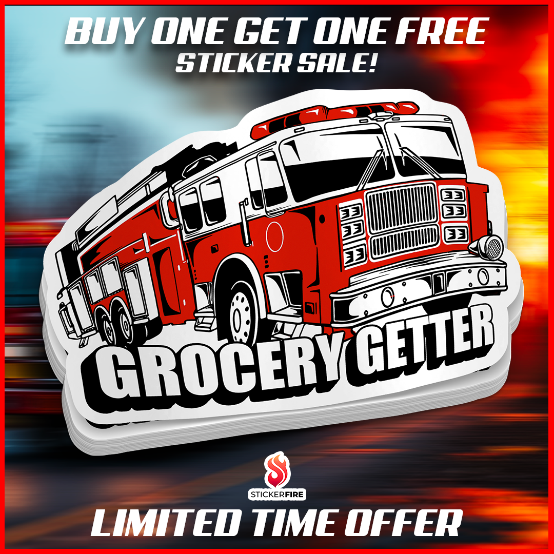 Salty Fireman Sticker Grocery Getter | Firefighter Sticker | Septic & Salty Co. – Septic ...