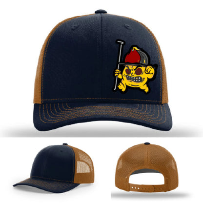 Backdraft Bastard Hat | Firefighter Leather Patch Design