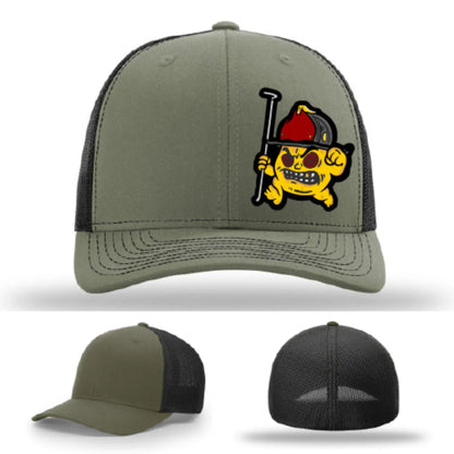 Backdraft Bastard Hat | Firefighter Leather Patch Design