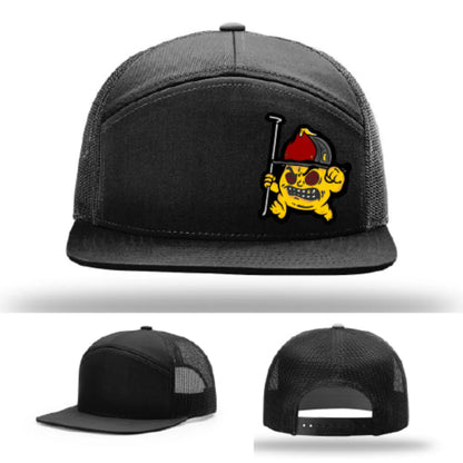 Backdraft Bastard Hat | Firefighter Leather Patch Design