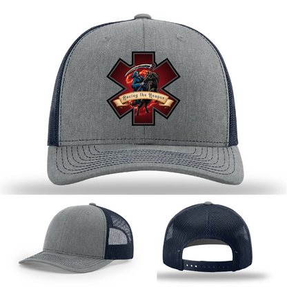 EMS Reaper Hat | Leather Patch First Responder Design