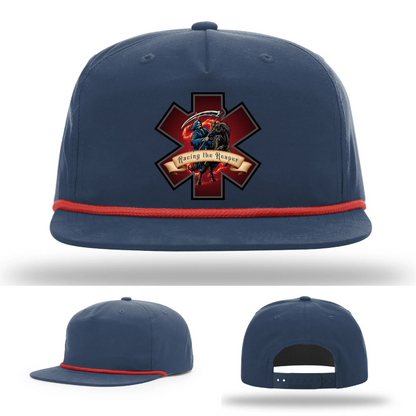 EMS Reaper Hat | Leather Patch First Responder Design