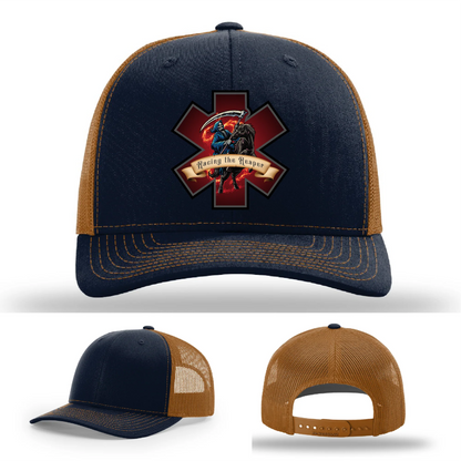 EMS Reaper Hat | Leather Patch First Responder Design
