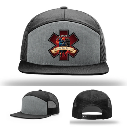 EMS Reaper Hat | Leather Patch First Responder Design
