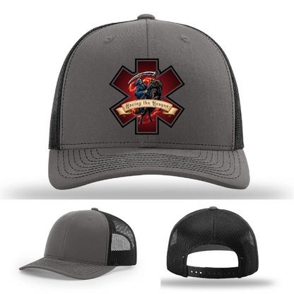 EMS Reaper Hat | Leather Patch First Responder Design