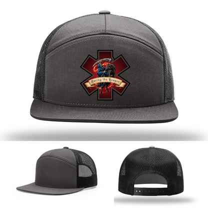 EMS Reaper Hat | Leather Patch First Responder Design