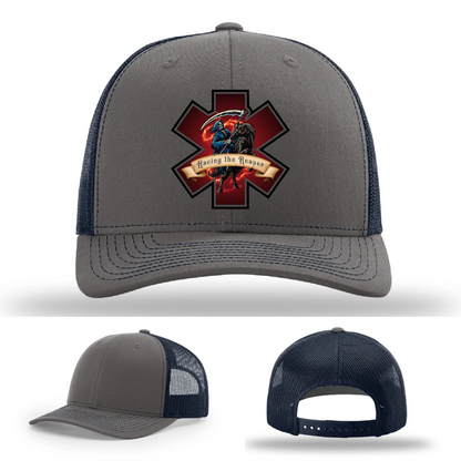 EMS Reaper Hat | Leather Patch First Responder Design