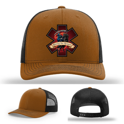 EMS Reaper Hat | Leather Patch First Responder Design