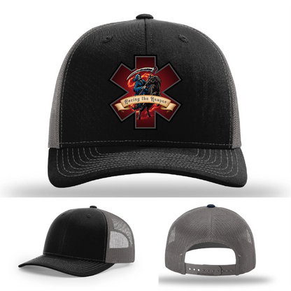 EMS Reaper Hat | Leather Patch First Responder Design