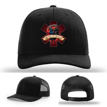 EMS Reaper Hat | Leather Patch First Responder Design