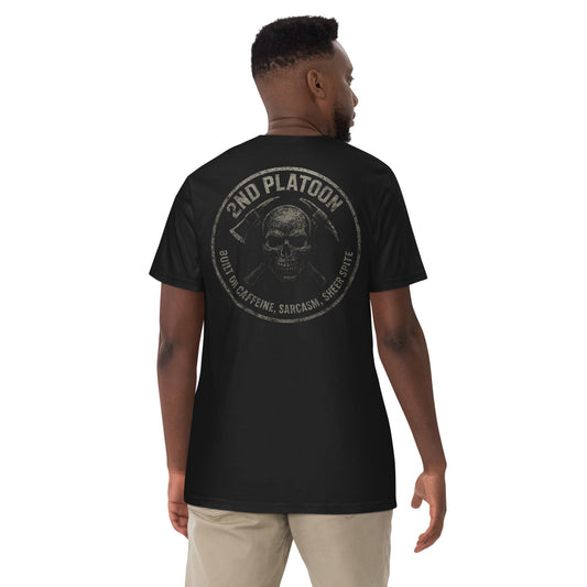 Firehouse humor shirt – 2nd Platoon tee celebrating firefighter crew identity.