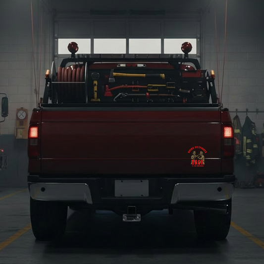 Firehouse Fist Fights Die Cut Sticker – Firehouse Humor for Firefighters